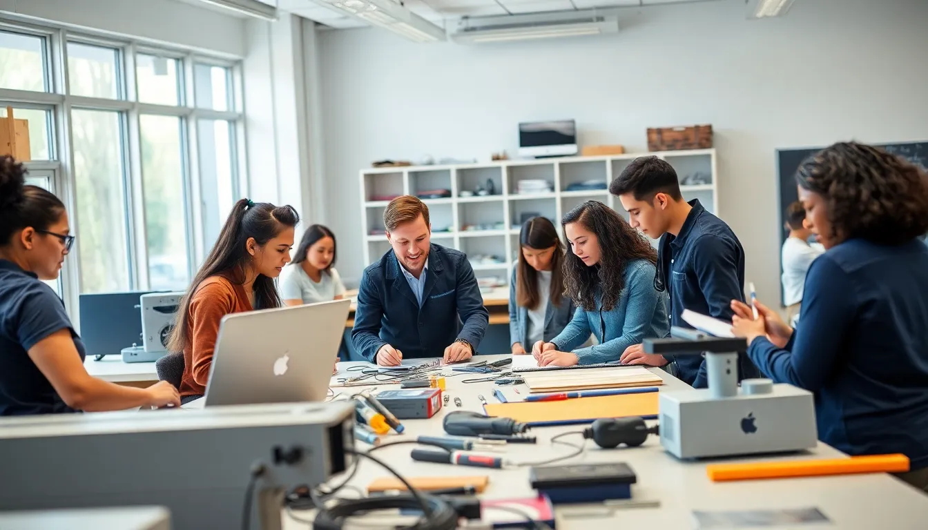 diverse students engaged in vocational training at Don Bosco Tech.